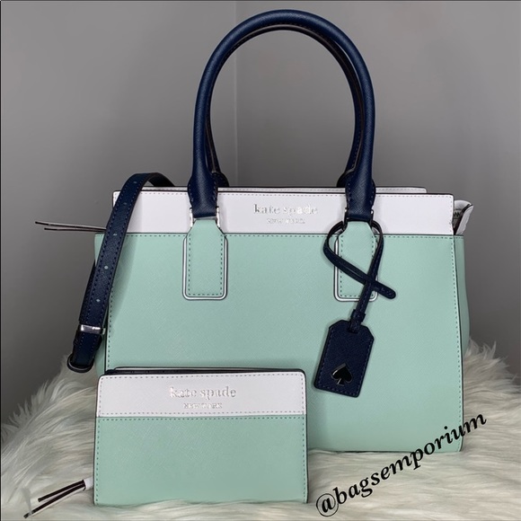 Kate Spade Leather Satchel Crossbody / Wallet Set - Picture 9 of 14